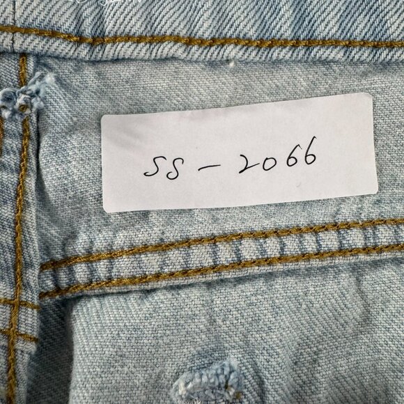 Pilcro Anthropologie Bermuda Denim Shorts 18W Blue Drawstring NWT SS-2066 - Picture 2 of 16